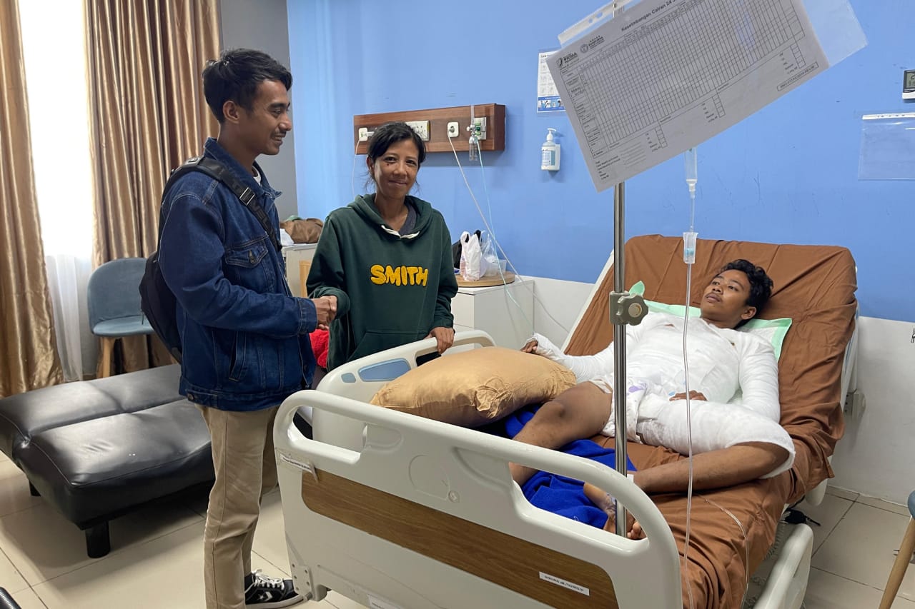 PT Audi Technology Indonesia Berjanji Tanggung Seluruh Biaya Pengobatan Fathier