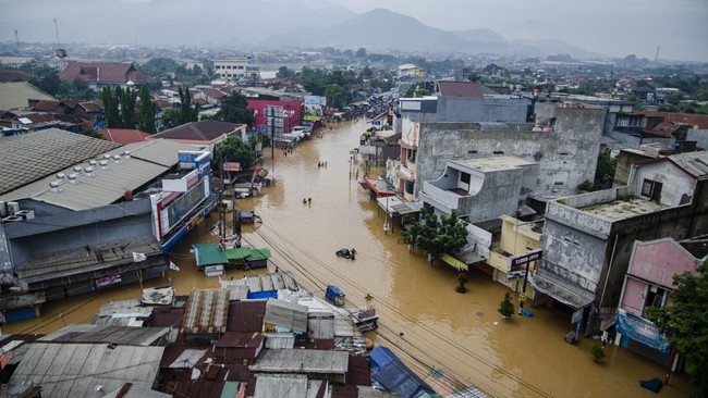 Banjir Terjang Kabupaten Bandung Jabar, Ratusan Rumah Terdampak