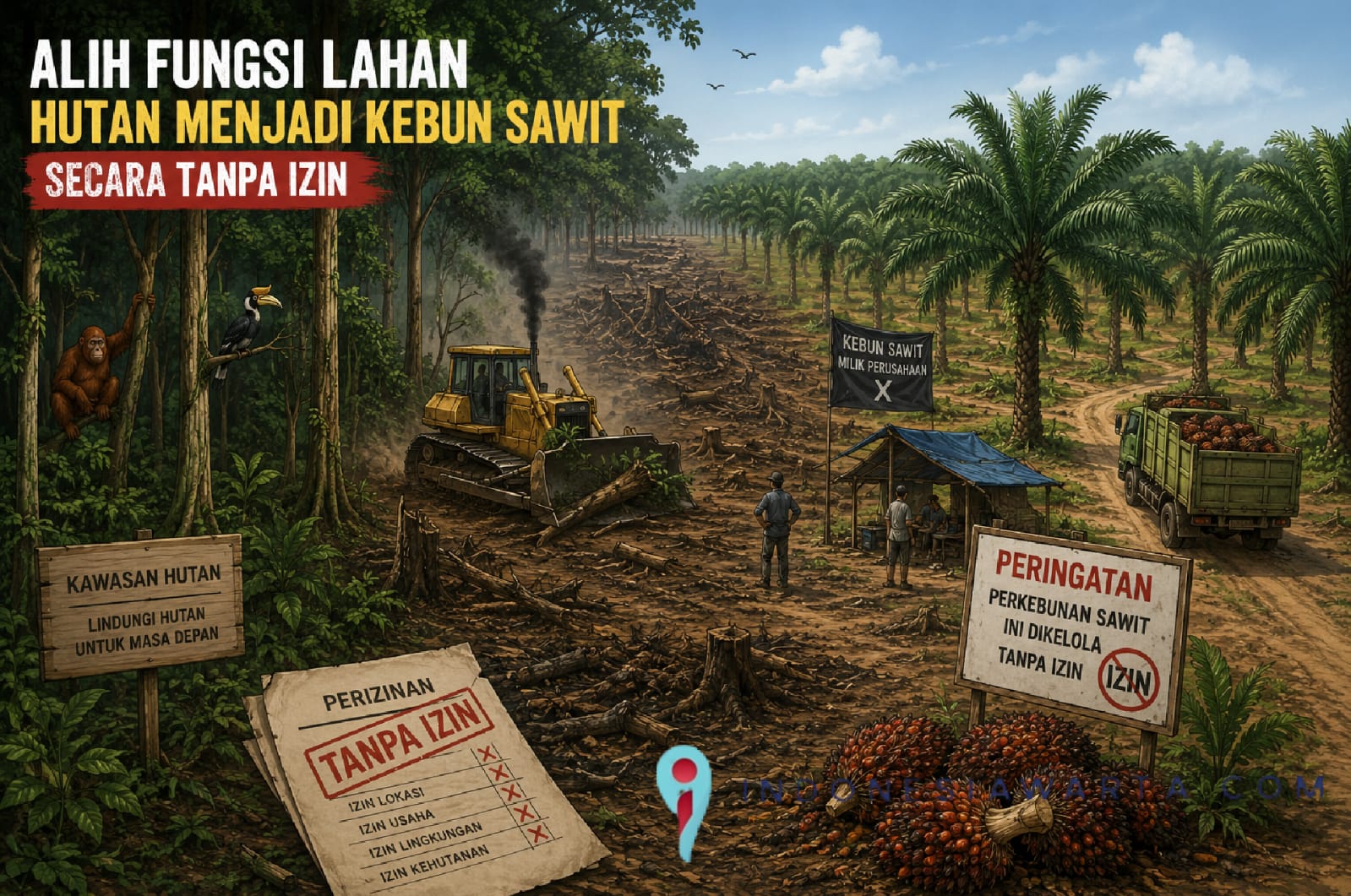 Dugaan Penguasaan Kawasan Hutan Negara di Rohil Berujung Rencana Gugatan PMH