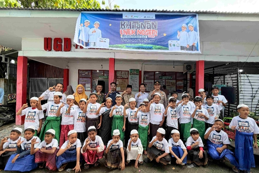45 Anak Ikuti Khitanan Massal Gratis Hasil Kolaborasi EMP Bentu, Bakrie Amanah, dan IPM-PB