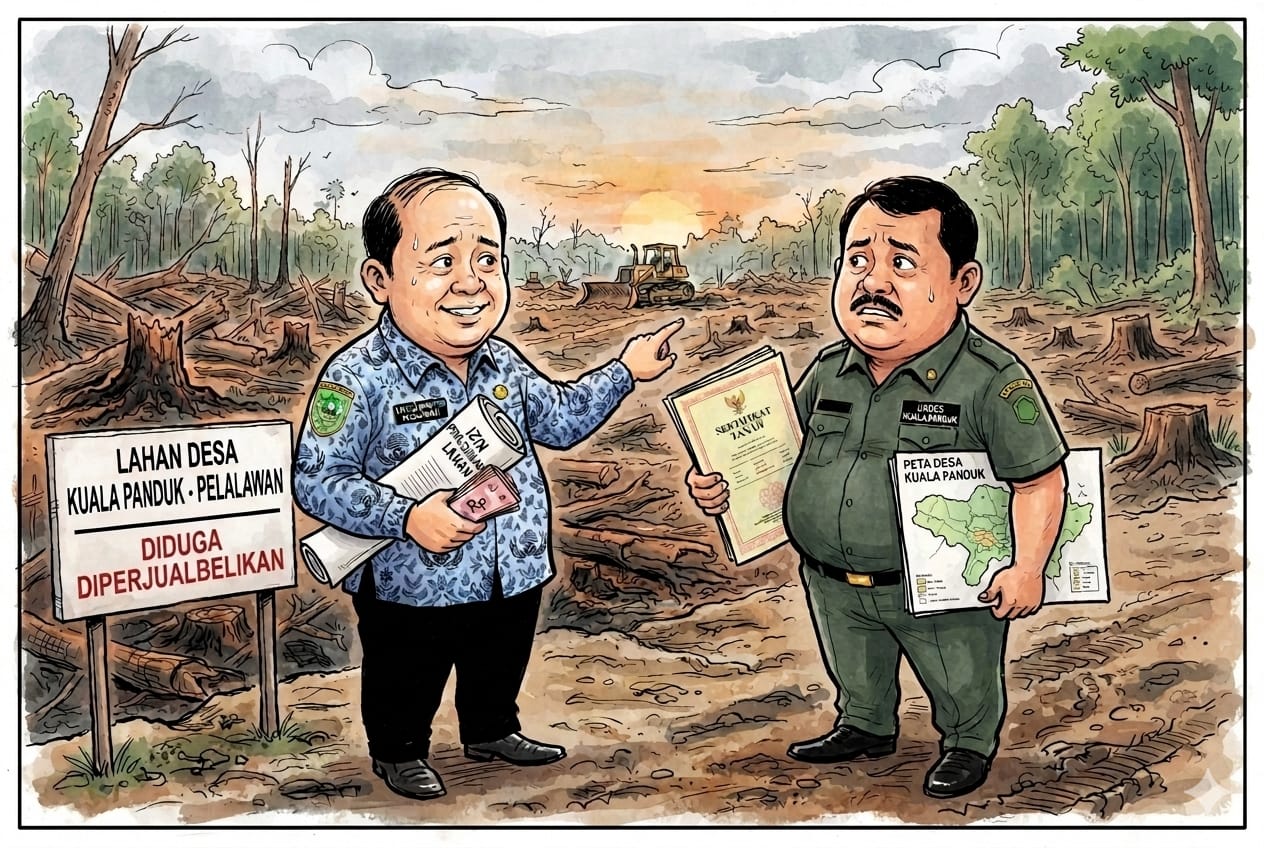 Dugaan Jual Lahan di Desa Kuala Panduk, Kades Sebut Kepala DPMPTSP Terbitkan Surat