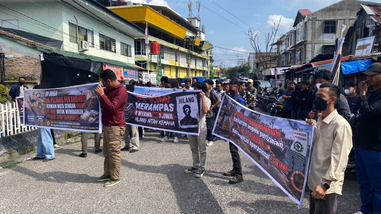 Kantor Pelindo Regional 1 Pekanbaru Didemo Mahasiswa