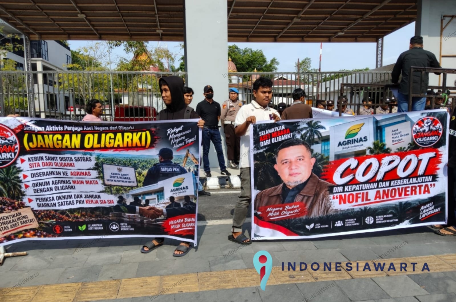 Massa Aksi Minta Kejaksaan Periksa Petinggi Agrinas Palma Nusantara